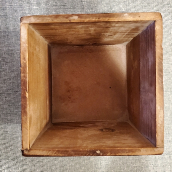 Rustic Planter Pot - Wooden Ashland - BNWT - Picture 2 of 5